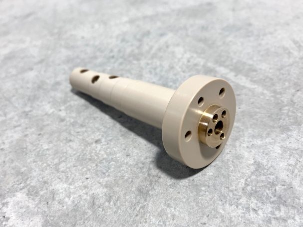Diese Kathode wurde als Drehteil auf der CNC hergestellt